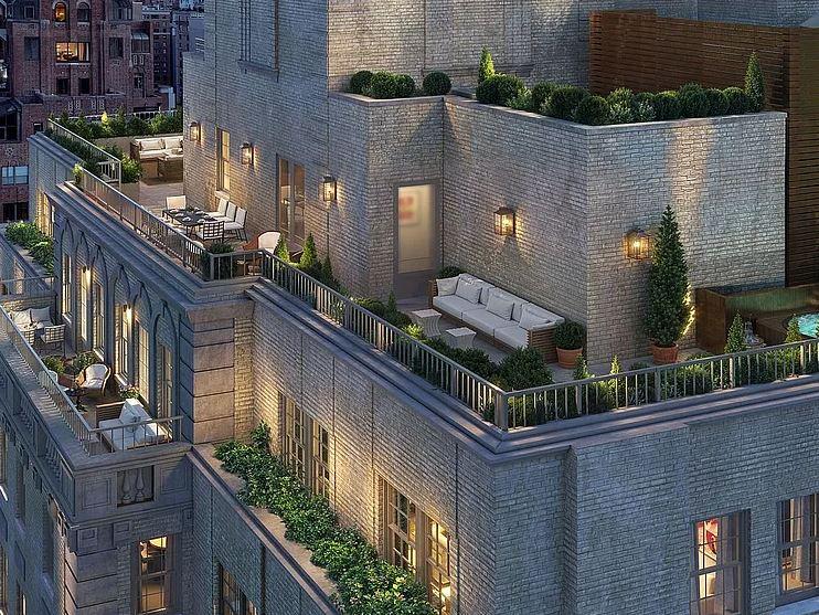 Two-storey penthouse in New York