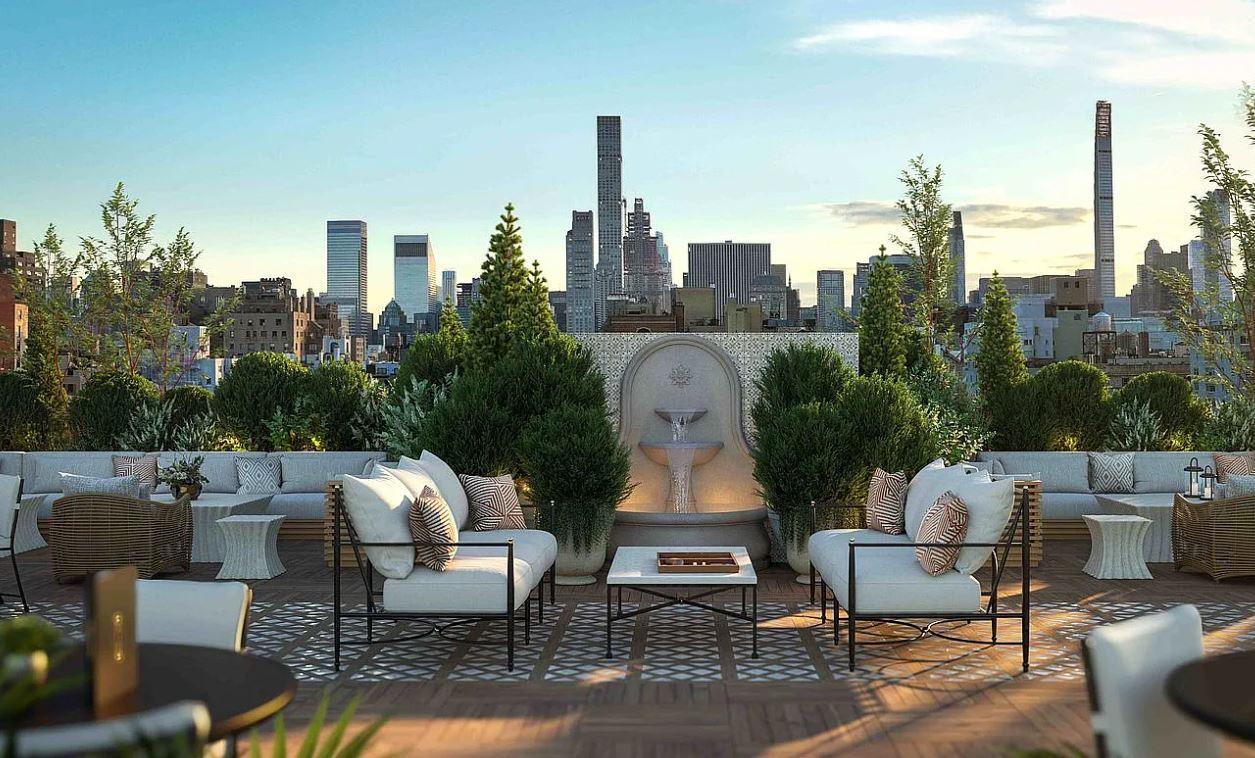 Two-storey penthouse in New York