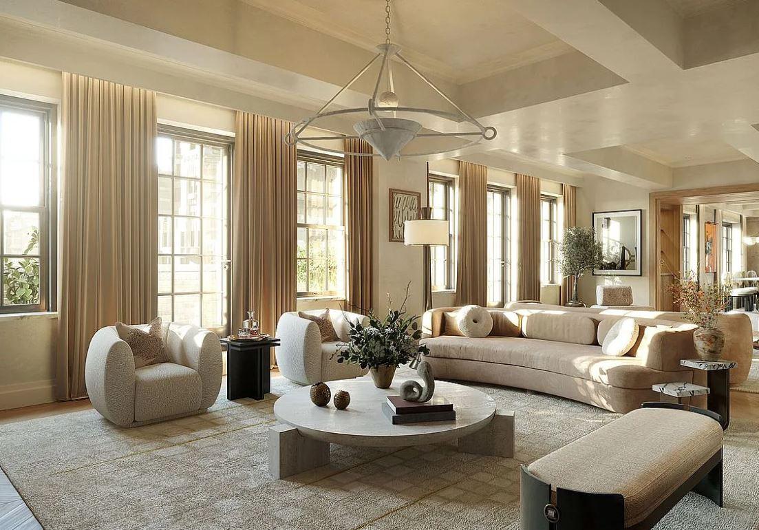 Two-storey penthouse in New York